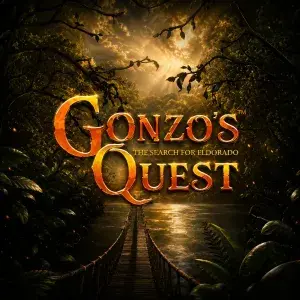 Logo slotu Gonzo's Quest